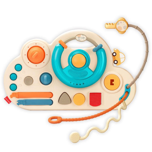 Placa senzoriala multifunctionala pentru bebelusi si copii mici volan interactiv